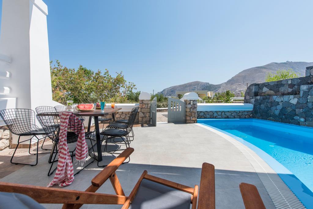 Secret Earth Villas - Santorini Kamári エクステリア 写真