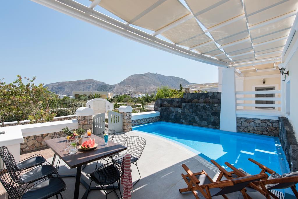 Secret Earth Villas - Santorini Kamári エクステリア 写真