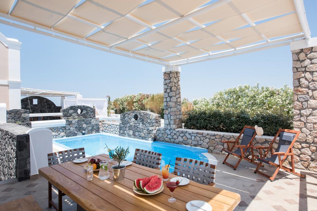 Secret Earth Villas - Santorini Kamári エクステリア 写真